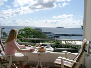 Ihr Meerblickfrühstück in der Ferienwohnung 'Meerblick-pur'