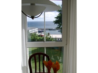 Aus jedem Fenster der Ferienwohnung: 'Meerblick-pur'