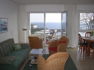 Großartiger Meerblick, auch wenn Sie sitzen oder liegen