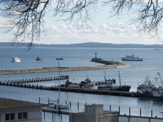 Foto vom Balkon der Ferienwohnung 'Meerblick-pur'