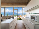 Kitchen with view