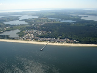 Das Seebad von oben