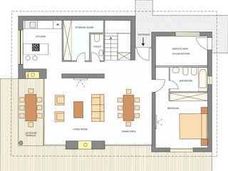 Villa Karigador Pianta del piano 21