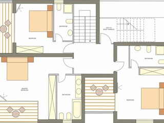 Villa Karigador Pianta del piano 22