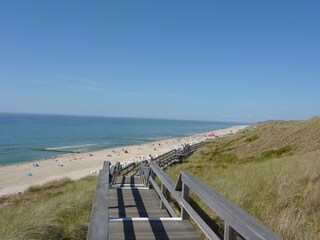 Weststrand Dünenweg in Wenningstedt