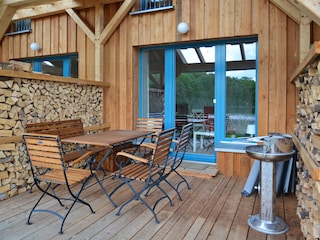Terrasse der Wohnung