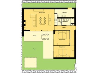 Vakantiehuis Cadzand-Bad Grondplan 36
