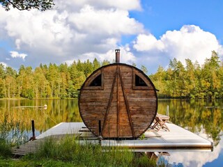 Die Sauna die kostenlos genutzt werden kann