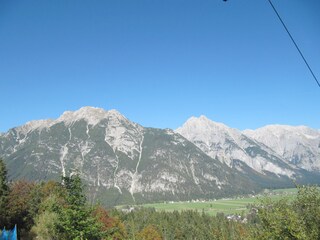 Blick vom Liftweg Wettersteingebirge