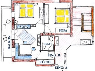 Appartamento per vacanze Mondsee Pianta del piano 41