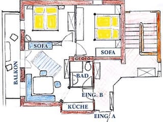 Vakantieappartement Mondsee Grondplan 41