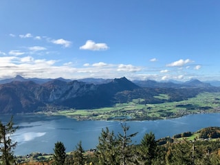 Aussicht von der Eisenau  und Schafberg