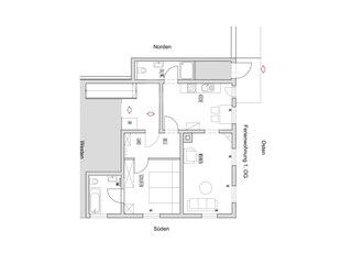 Appartamento per vacanze Oberstdorf Pianta del piano 13