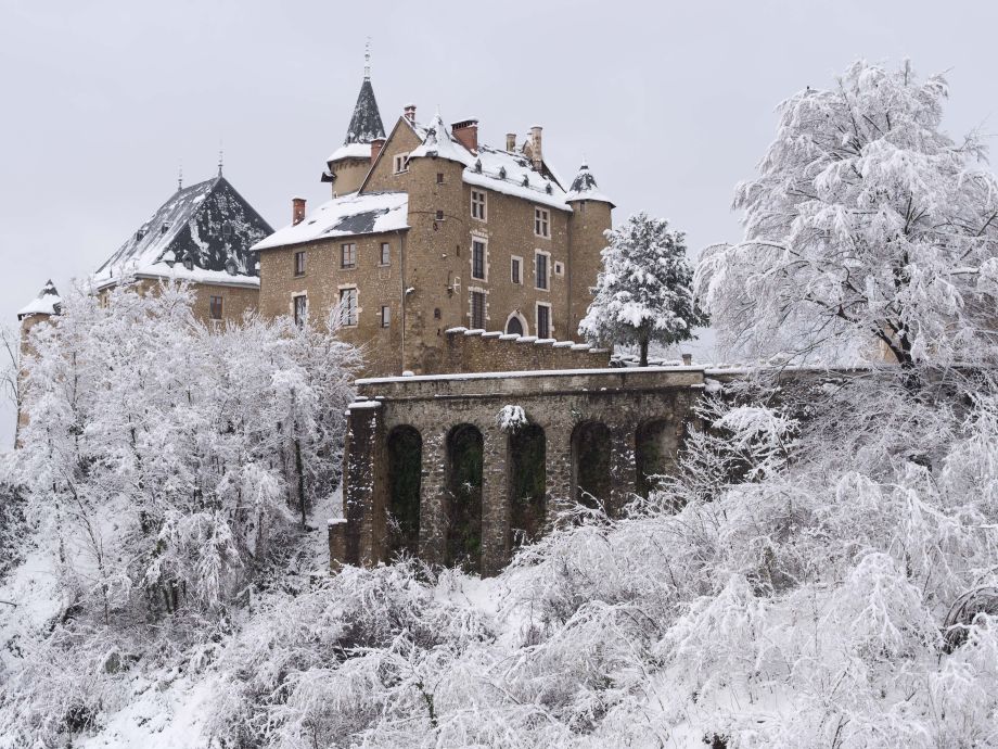 Luxus im schloss in den französischen alpen, isère familie ...