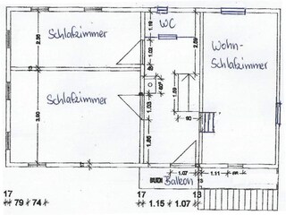 Vakantiehuis Patergassen Grondplan 20