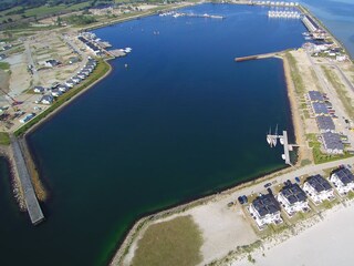 Wunderschöne Luftaufnahme des Ostseeresort Olpenitz