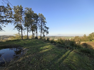 Ausblick vom Grundstück aus Richtung Norden mit Gardase