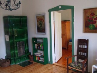 Wohnzimmer-grüner Salon