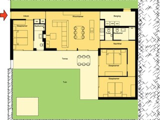 Vakantiehuis Cadzand-Bad Grondplan 37
