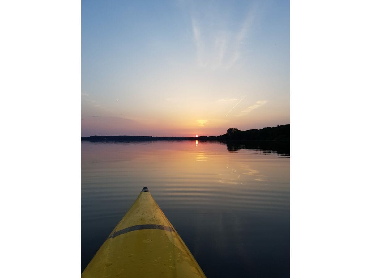 Sonnenuntergang am Wittensee