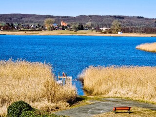 Blick vom Balkon - Neuensiener See