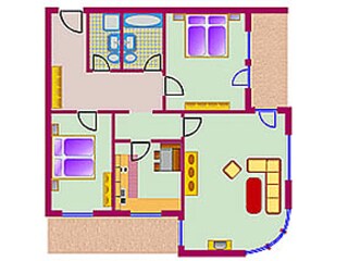 Appartamento per vacanze Riezlern Pianta del piano 9