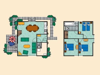 Villa Kamperland Pianta del piano 15