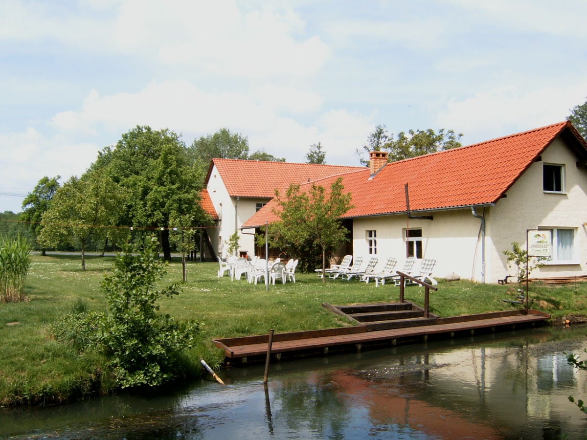 Spreewald Pension Spreeaue in Burg direkt am Wasser