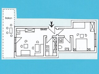 Apartamento de vacaciones Bad König Plano de planta 8