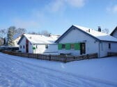 unser Haus Amselgrün im Schnee