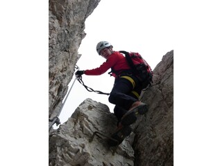 Klettersteig in den Dolomiten