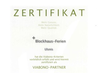 Viabono-Zertifikat