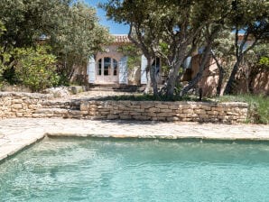 Calm holiday house with pool and fireplace - 701 JOU - Joucas - image1