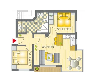 Appartamento per vacanze Großenbrode Pianta del piano 29