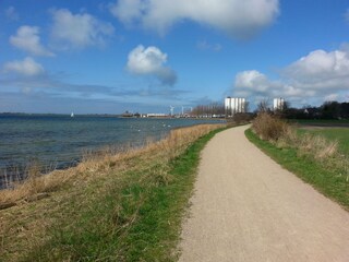 Blick Richtung Hafen Burgstaaken / Fehmarn