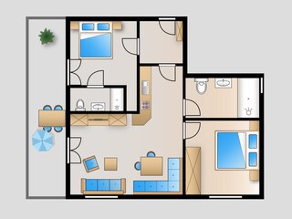 Appartamento per vacanze Hirschegg im Kleinwalsertal Caratteristiche 9