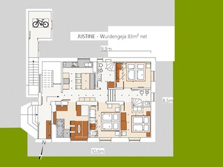 Apartamento de vacaciones Wolkenstein in Gröden Características 15