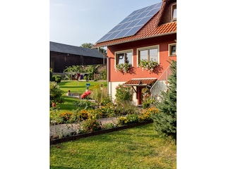 Blick auf den Eingang zur Ferienwohnung