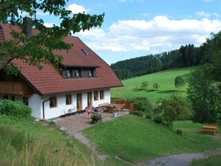 Außenansicht Ferienhaus Sommer