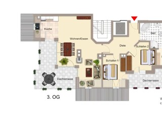 Appartamento per vacanze Großenbrode Pianta del piano 26