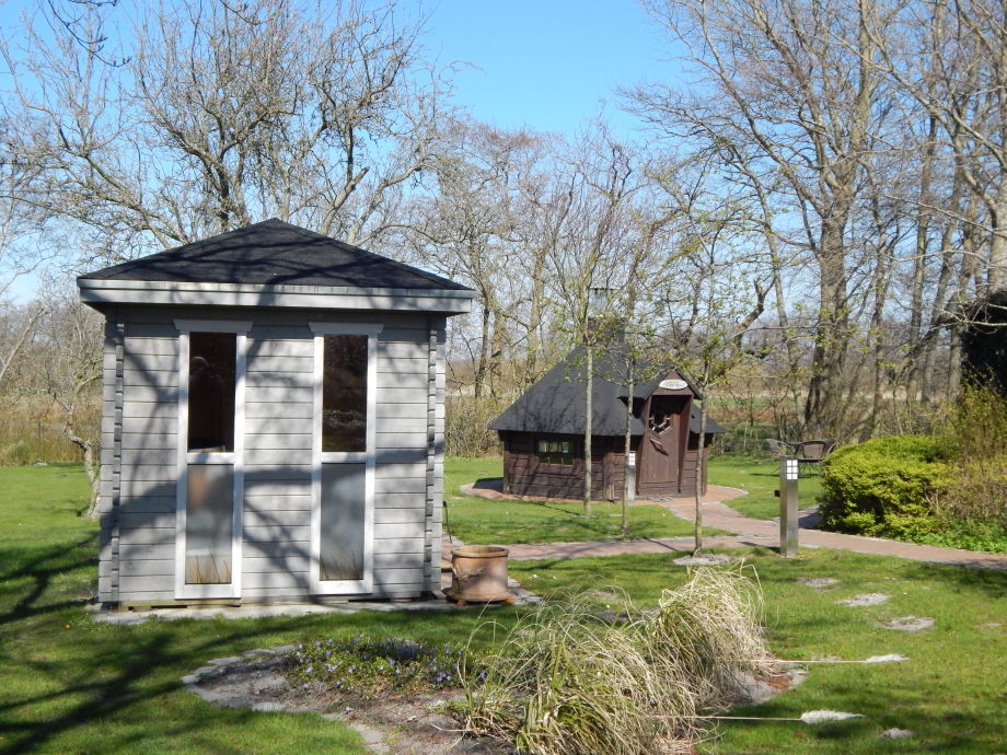 saunahütte garten