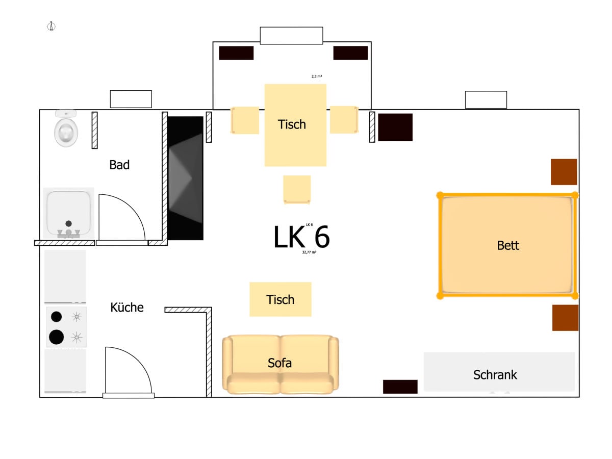 Grundriss LK 6