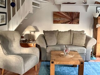 Wohnzimmer mit gemütlicher Sitzecke