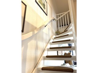 Treppe zum Dachgeschoss
