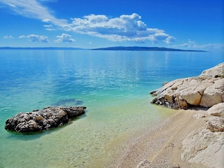 Strand in Makarska