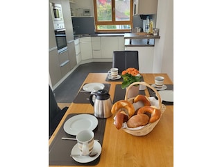 Küche mit Esszimmer