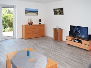 Geschmackvolle Einrichtung und LED-Flachbild-TV