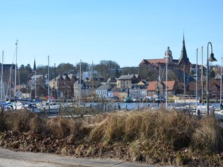 Flensburgs Hafen und Altstadt