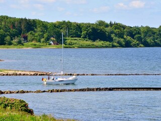 Die Hafeneinfahrt vom Club Nautic