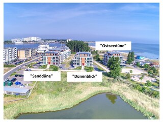 Lageplan vom Dünenpark in Heiligenhafen